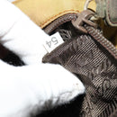 PRADA Chain Shoulder Bag Nylon Brown Silver Auth sw1316-20