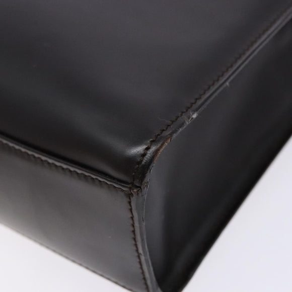 GUCCI Shoulder Bag Patent leather Dark Brown 002 1007 Auth sw1317