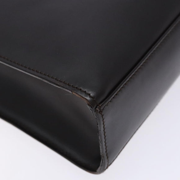 GUCCI Shoulder Bag Patent leather Dark Brown 002 1007 Auth sw1317