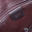 GUCCI Shoulder Bag Patent leather Dark Brown 002 1007 Auth sw1317-16