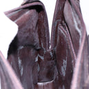 GUCCI Shoulder Bag Patent leather Dark Brown 002 1007 Auth sw1317-19