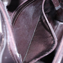 GUCCI Shoulder Bag Patent leather Dark Brown 002 1007 Auth sw1317-20