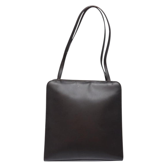 GUCCI Shoulder Bag Patent leather Dark Brown 002 1007 Auth sw1317