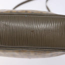 FENDI Zucchino Canvas Shoulder Bag PVC Brown Auth sw1321-14