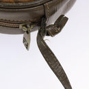 FENDI Zucchino Canvas Shoulder Bag PVC Brown Auth sw1321-16