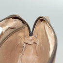 GUCCI GG Plus Supreme Clutch Bag PVC Beige Gold Auth sw1322-17