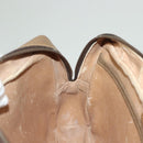 GUCCI GG Plus Supreme Clutch Bag PVC Beige Gold Auth sw1322-18