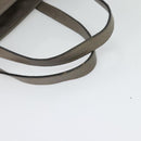 GUCCI GG Implementation Tote Bag PVC Beige Silver 211137 Auth sw1323-7