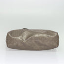 GUCCI GG Implementation Tote Bag PVC Beige Silver 211137 Auth sw1323-5