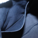 Salvatore Ferragamo Shoulder Bag Canvas Blue Gold Auth sw1326-18