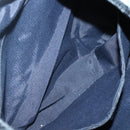 Salvatore Ferragamo Shoulder Bag Canvas Blue Gold Auth sw1326-19