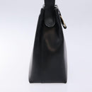 Salvatore Ferragamo Shoulder Bag Leather Navy Gold Auth sw1328-4