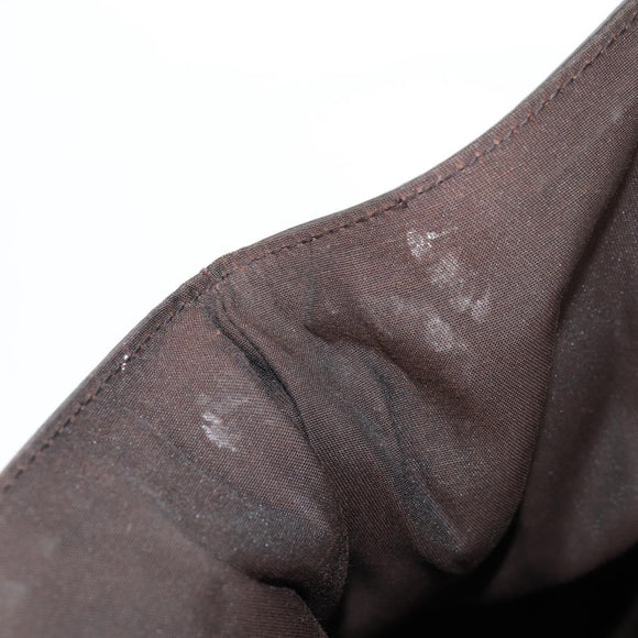 GUCCI Shoulder Bag Leather Black Silver 257290 Auth sw1329