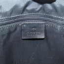 GUCCI GG Canvas Jackie Tote Bag Black Silver 002 1074 2123 Auth sw1339-15