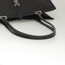 GUCCI GG Canvas Jackie Tote Bag Black Silver 002 1074 2123 Auth sw1339-7