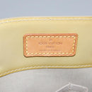 LOUIS VUITTON Monogram Vernis Reade MM Hand Bag Beige M91141 LV Auth sw134-17