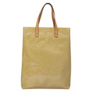 LOUIS VUITTON Monogram Vernis Reade MM Hand Bag Beige M91141 LV Auth sw134-2