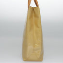 LOUIS VUITTON Monogram Vernis Reade MM Hand Bag Beige M91141 LV Auth sw134-4