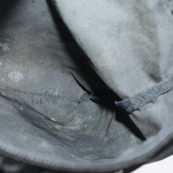 PRADA Shoulder Bag Nylon Black Silver Auth sw1340