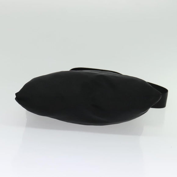 PRADA Shoulder Bag Nylon Black Silver Auth sw1340