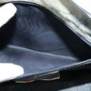 GUCCI GG Supreme Sherry Line Hand Bag PVC Navy Gold Red 40 02 006 Auth sw1342-11