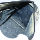 GUCCI GG Supreme Sherry Line Hand Bag PVC Navy Gold Red 40 02 006 Auth sw1342-19