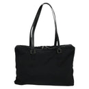 FENDI Zucca Canvas Tote Bag Black Auth sw1345-13