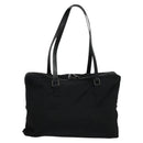 FENDI Zucca Canvas Tote Bag Black Auth sw1345-1