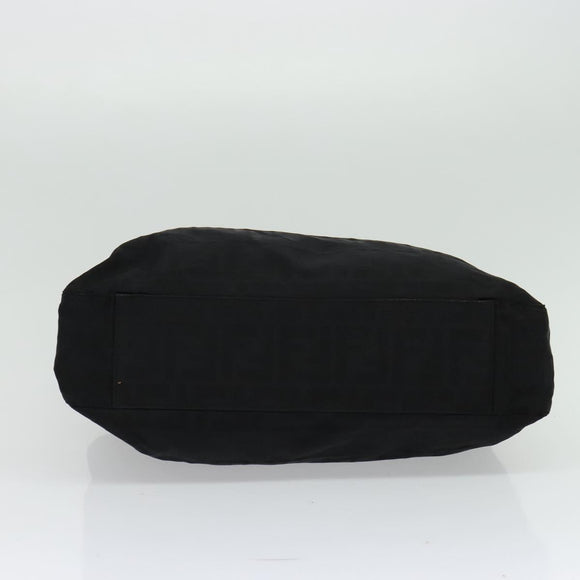 FENDI Zucca Canvas Tote Bag Black Auth sw1345