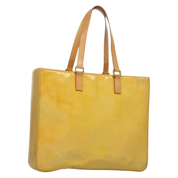 LOUIS VUITTON Monogram Vernis Columbus Tote Bag Gris M91028 LV Auth sw1346