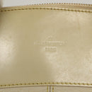 LOUIS VUITTON Suhari Lockit MM Hand Bag Leather White M91874 LV Auth sw1347-18