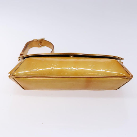 LOUIS VUITTON Monogram Vernis Thompson Street Bag Beige M91301 LV Auth sw1349