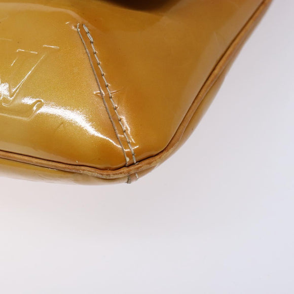 LOUIS VUITTON Monogram Vernis Thompson Street Bag Beige M91301 LV Auth sw1349