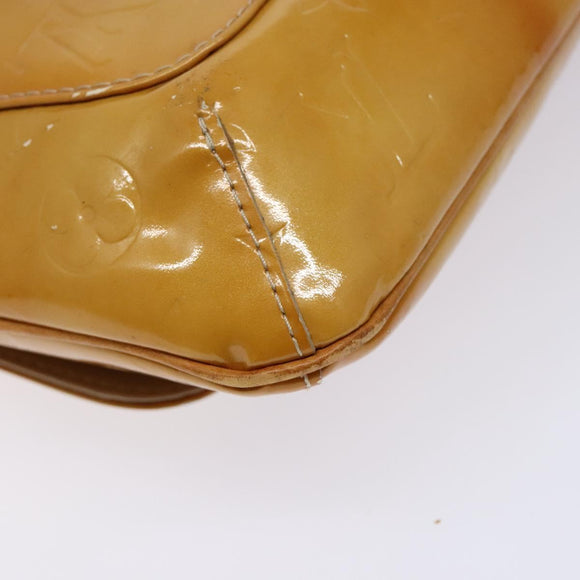 LOUIS VUITTON Monogram Vernis Thompson Street Bag Beige M91301 LV Auth sw1349