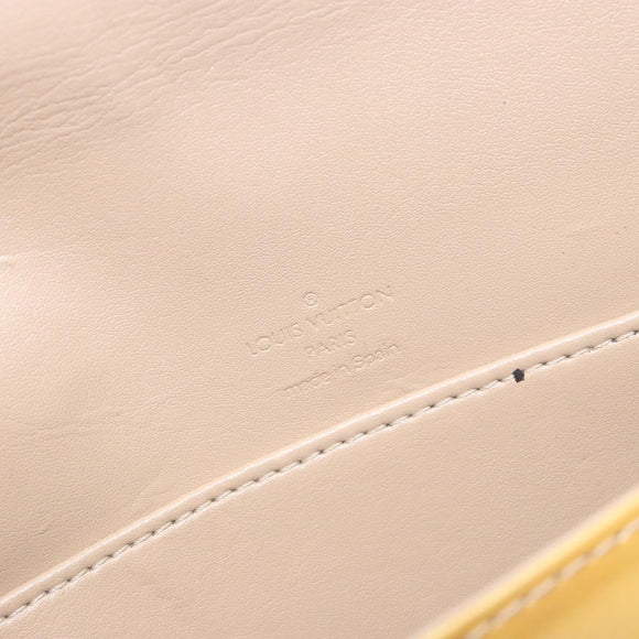 LOUIS VUITTON Monogram Vernis Thompson Street Bag Beige M91301 LV Auth sw1349