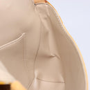 LOUIS VUITTON Monogram Vernis Thompson Street Bag Beige M91301 LV Auth sw1349-18