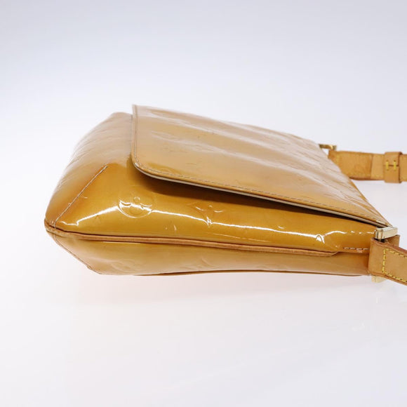 LOUIS VUITTON Monogram Vernis Thompson Street Bag Beige M91301 LV Auth sw1349