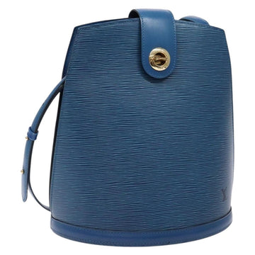 LOUIS VUITTON Epi Cluny Shoulder Bag Blue M52255 LV Auth sw1350