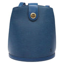 LOUIS VUITTON Epi Cluny Shoulder Bag Blue M52255 LV Auth sw1350-13