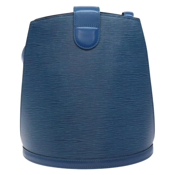 LOUIS VUITTON Epi Cluny Shoulder Bag Blue M52255 LV Auth sw1350