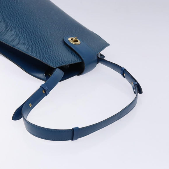 LOUIS VUITTON Epi Cluny Shoulder Bag Blue M52255 LV Auth sw1350