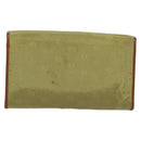 Christian Dior Chain Shoulder Bag Nylon Leather Beige Gold Auth sw1353-2