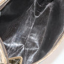 FENDI Pecan Bag Enamel PVC 3Set Brown Black Auth sw1354-19