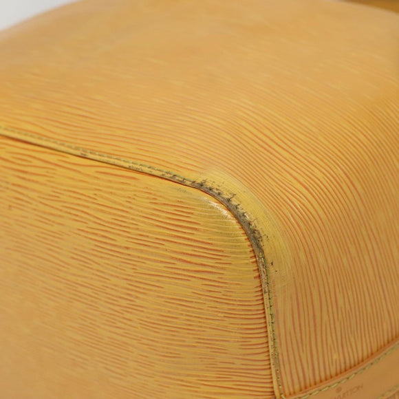 LOUIS VUITTON Epi Petit Noe Shoulder Bag Yellow M44109 LV Auth sw1355