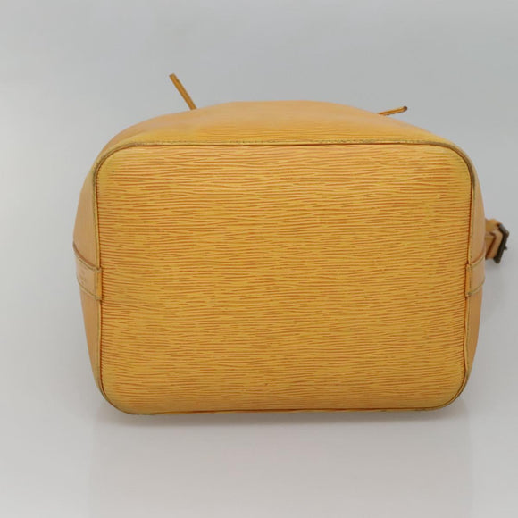 LOUIS VUITTON Epi Petit Noe Shoulder Bag Yellow M44109 LV Auth sw1355