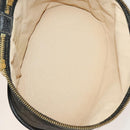 FENDI Pecan Hand Bag Nylon Canvas 5 Set Black Brown Auth sw1363-16