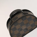 FENDI Pecan Hand Bag Nylon Canvas 5 Set Black Brown Auth sw1363-24