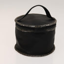 FENDI Pecan Hand Bag Nylon Canvas 5 Set Black Brown Auth sw1363-8