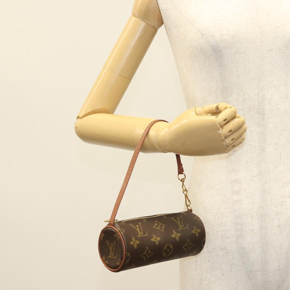 LOUIS VUITTON Monogram Papillon Pouch LV Auth sw1364