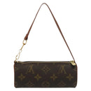 LOUIS VUITTON Monogram Papillon Pouch LV Auth sw1364-2